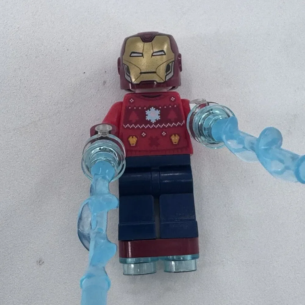 Tony Stark CHRISTMAS SWEATER Iron Man 76196 Super Hero LEGO® Minifigure Figure